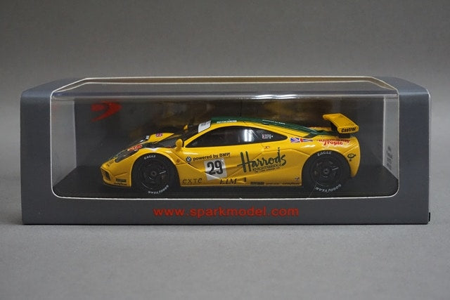1:43 Spark S4404 McLaren F1 GTR Le Mans 6th Place 1996 #29 model car