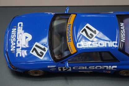 1:43 HPI 8023 Nissan CALSONIC Skyline JTC 1990 #12 Debut Victory