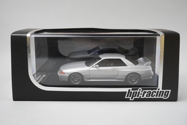 1:43 HPI 8159 Nissan Skyline GT-R (R32) Jet Silver Metallic