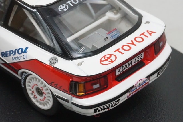 1:43 HPI 8088 Toyota Celica FT-Four Tour de Corse 1991 #2 C.Sainz/L.Moya