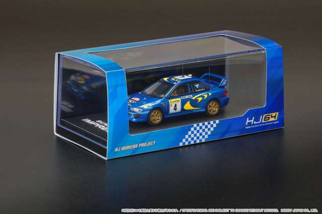 HJR642041B Hobby JAPAN 1:64 Subaru Impreza WRC 1997 #4 Monte Carlo Winner