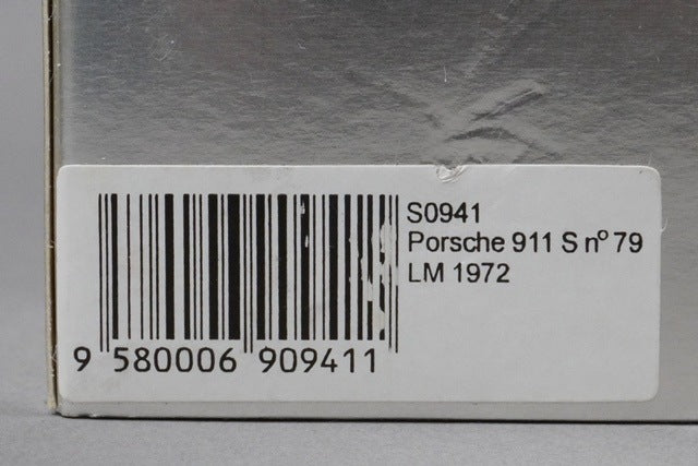 1:43 SPARK S0941 Porsche 911 LM 1972 #79 model car