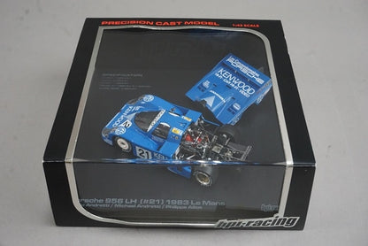 1:43 HPI 941 Porsche 956 LH Le Mans 1983 #21 Mario Andretti Michael Andretti Phillippe Alliot