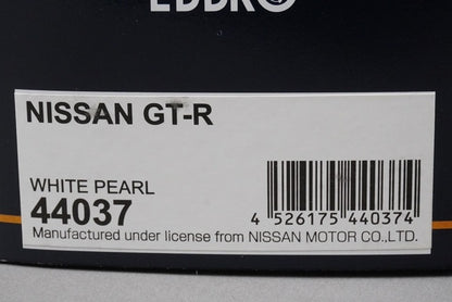 1:43 EBBRO 44037 Nissan GT-R 2007 White Pearl model car