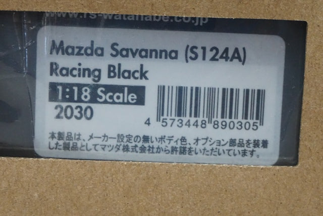 1:18 ignition model IG2030 Mazda Savanna (S124A) Racing Black