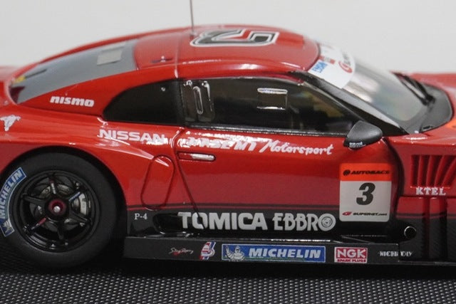 1:43 EBBRO 22314 Nissan Hasemi Tomica Ebro GT-R Rd.1 2009 #3 model car