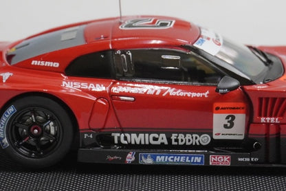 1:43 EBBRO 22314 Nissan Hasemi Tomica Ebro GT-R Rd.1 2009 #3 model car