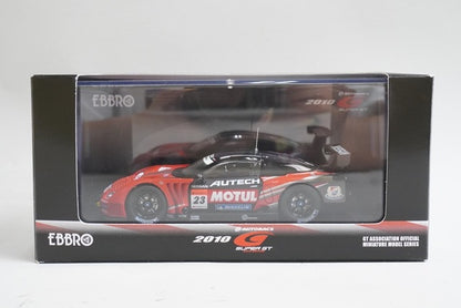 1:43 EBBRO 44315 MOTUL AUTECH GT-R Super GT 2010 SUZUKA Test #23 model car