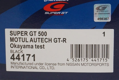 1:43 EBBRO 44171 Nissan Motul Autech GT-R Super GT500 Okayama Test 2009 #1 model car