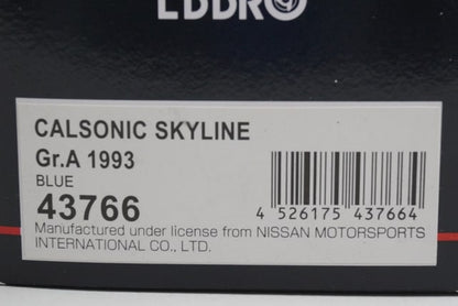 1:43 EBBRO 43766 Calsonic Skyline Gr.A 1993 #12 model car