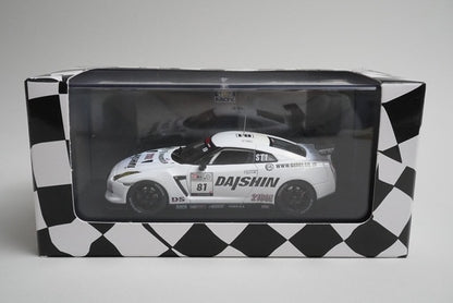 1:43 EBBRO 44429 DAISHIN R35 GT-R Super Taikyu 2010 #81 model car