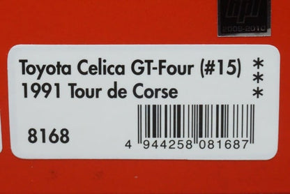 1:43 HPI 8168 Toyota Celica GT-Four Tour de Corse 1991 #15