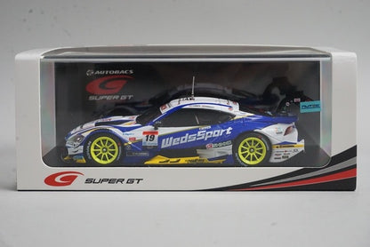 1:43 SPARK SGT057 Weds Sports ADVAN GR Supra GT500 Super GT 2023 #19 model car
