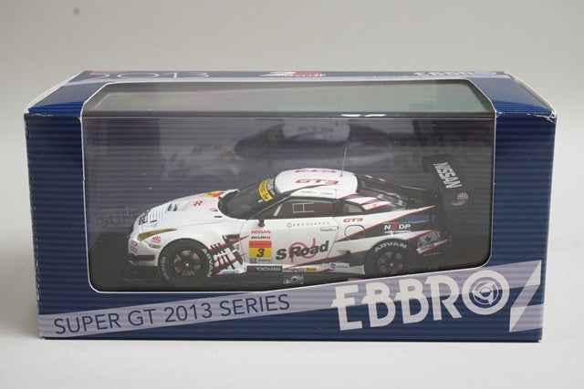 1:43 EBBRO 44926 Nissan S-Road NDDP GT-R Super GT300 2013 #3 model car