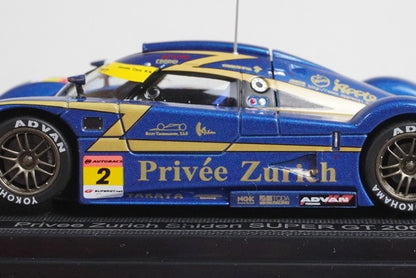 1:43 EBBRO 43821 Privee Zurich Shiden Super GT 2006 #2 model car