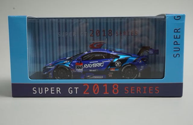 1:43 EBBRO 45628 Honda Raybrick NSX-GT Super GT GT500 2018 #100