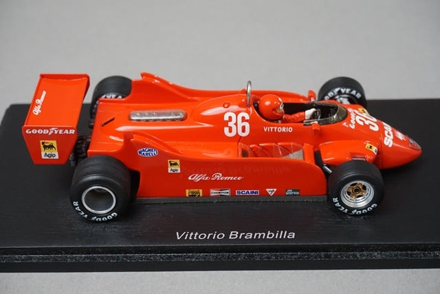 1:43 SPARK S3875 Alfa Romeo 179 Canadian GP 1979 #36 Vittorio Brambilla model car