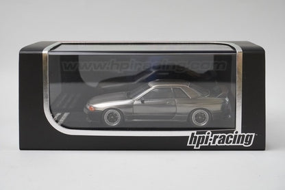 1:43 HPI 8219 Nissan Skyline GT-R R32 Black Metal Polish Model