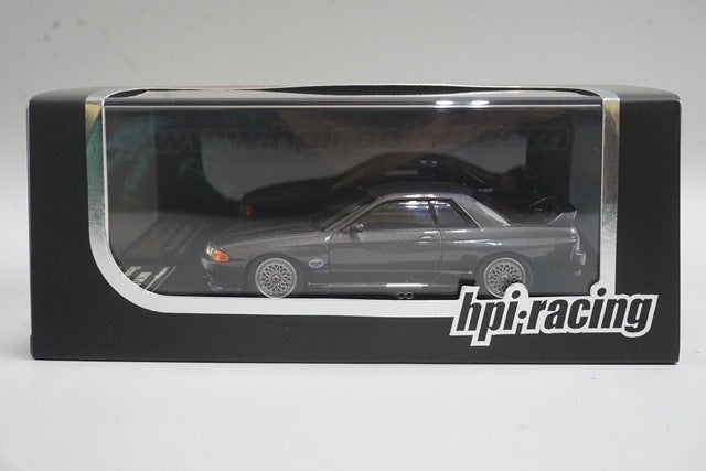 1:43 HPI 8119 Nissan Skyline GT-R Group A Racing Gun Gray model car