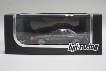 1:43 HPI 8119 Nissan Skyline GT-R Group A Racing Gun Gray model car