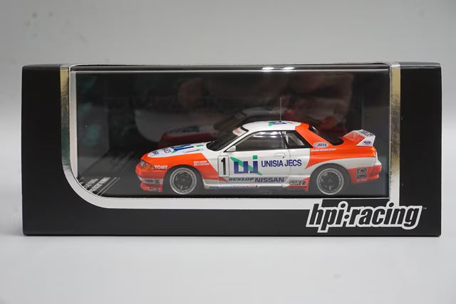 1:43 HPI 8610 Nissan Unisia Jex Skyline GT-R JTC Suzuka 1993 #1 model car