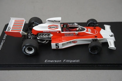 1:43 SPARK Mc-ES-1622-02 McLaren Ford M23B World Champion 1974 #5 E.Fittipaldi model car