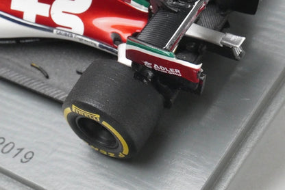 1:43 Spark S6097 Alfa Romeo Racing C38 #7 K. Raikkonen, Italian GP 2019