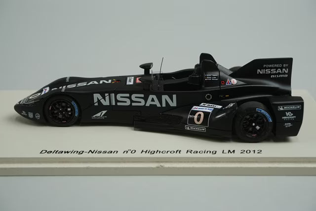 1:43 Spark S3741 Delta Wing Nissan Hycroft Racing Le Mans 2012 #0 M. Franchitti M. Krumm Satoshi Motoyama model car