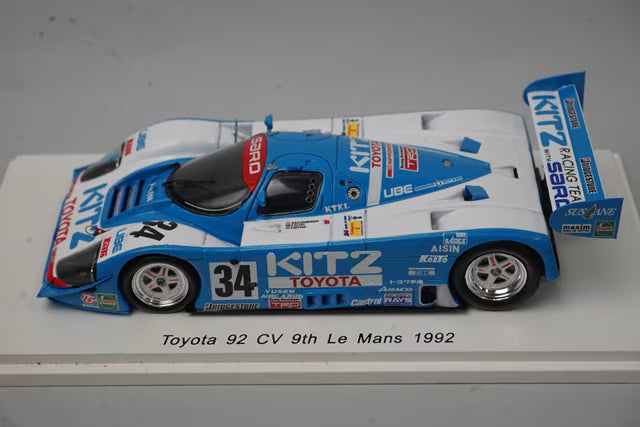 1:43 Spark S2367 Toyota 92CV Le Mans 9th 1992 #34 R. Ratzenberger / E. Elige / E. Irvine