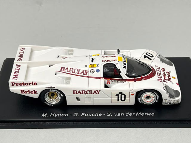 1:43 Spark S1911 Porsche 956 Le Mans 5th 1985 #10 Berkeley Specification