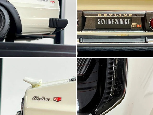 1:18 ignition model IG1080 Nissan Skyline 2000 GT-ES (C210) White