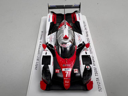 1:43 Spark SJ054 Toyota TS50 Hybrid GAZOO Racing 2nd Fuji 2017 #7 M. Conway / Kamui Kobayashi / J. M. Lopez