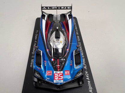 1:43 Spark S9264 Alpine A424 ALPINE ENDURANCE TEAM 9th Le Mans 24H 2025 #35 P. Chatin - F. Habsburg - C. Milesi