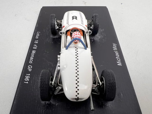 1:43 Spark S1828 Lotus F1 Monaco GP 1961 #33 M. May