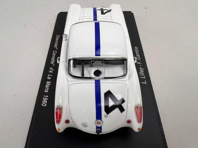 1:43 Spark S1540 Chevrolet Corvette Le Mans 24H 1960 #4 F. Gamble