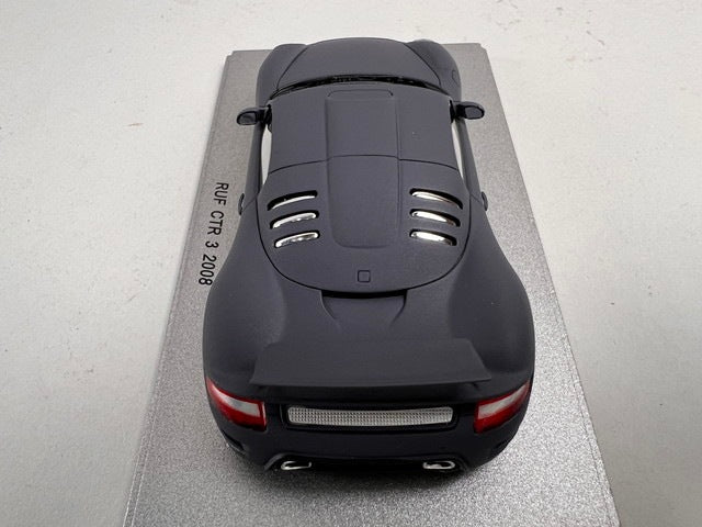 1:43 Spark S0717 RUF CTR3 2008 Matte Black
