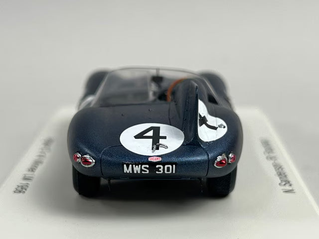 1:43 Spark 43LM56 Jaguar D Le Mans 24H 1956 Winner #4 N. Sanderson / R. Flockhart