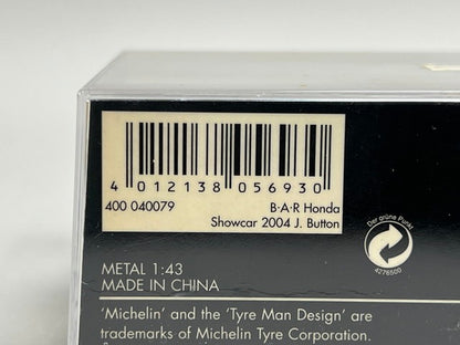 1:43 MINICHAMPS 400040079 BAR Honda Show Car 2004 #9 J. Button