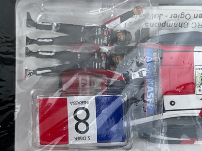 1:43 Spark S6595 Toyota Yaris WRC #1 Winner Rally Monza 2021 / 2021 WRC Manufacturers' Champion - S. Ogier (Includes figure/flag)