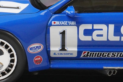 1:43 EBBRO 44188 Nissan Calsonic Skyline R32 JGTC 1994 #1 Blue model car