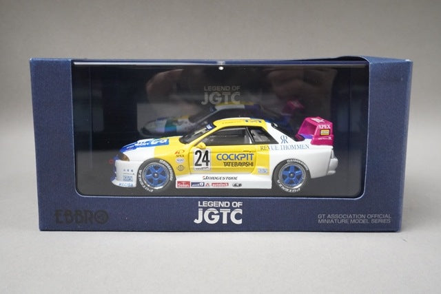 1:43 EBBRO 44574 Nissan Cockpit Tatebayashi GT-R JGTC 1994 #24 model car