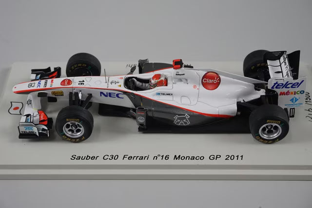 1:43 SPARK SJ005 Sauber C30 Ferrari Monaco GP 2011 #16 model car