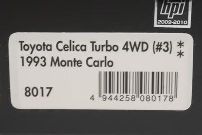 1:43 HPI 8017 Toyota Celica Turbo 4WD Monte Carlo 1993 #3