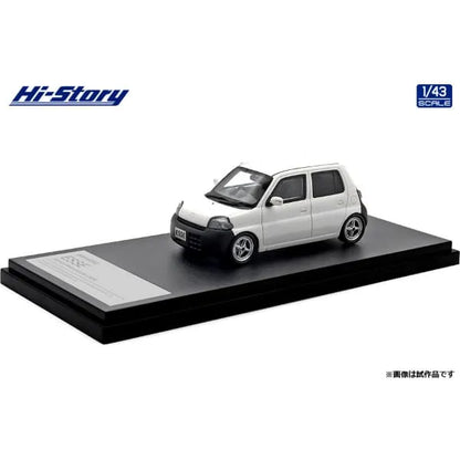 [ Back-order ] Hi-Story HS431WH 1:43 DAIHATSU ESSE ECO Low Down Custom 2006 White resin model car