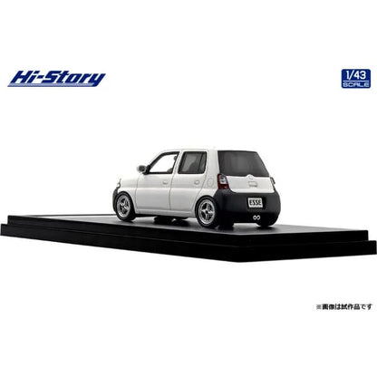 [ Back-order ] Hi-Story HS431WH 1:43 DAIHATSU ESSE ECO Low Down Custom 2006 White resin model car