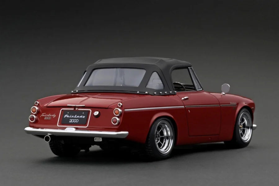 [ Back-order ] ignition model IG2710 1:18 DATSUN Fairlady 2000 (SR311) Wine Red