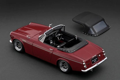 [ Back-order ] ignition model IG2710 1:18 DATSUN Fairlady 2000 (SR311) Wine Red