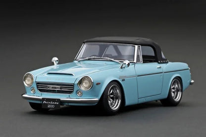 [ Back-order ] ignition model IG2711 1:18 DATSUN Fairlady 2000 (SR311) Light Blue