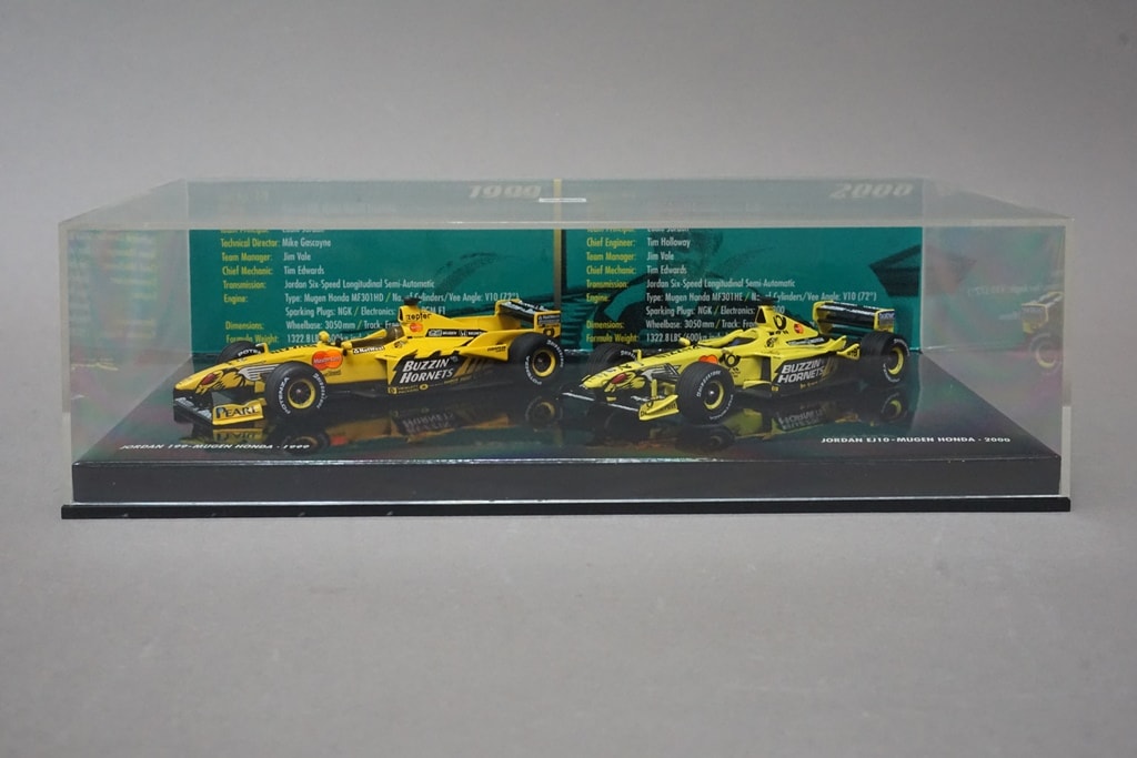 1:43 MINICHAMPS 402109900 Jordan Set 5/5 Jordan 199 / EJ10 1999/2000 Mugen Honda