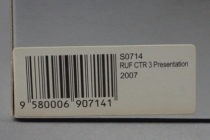 1:43 SPARK S0714 RUF CTR 3 Presentation 2007 Silver model car
